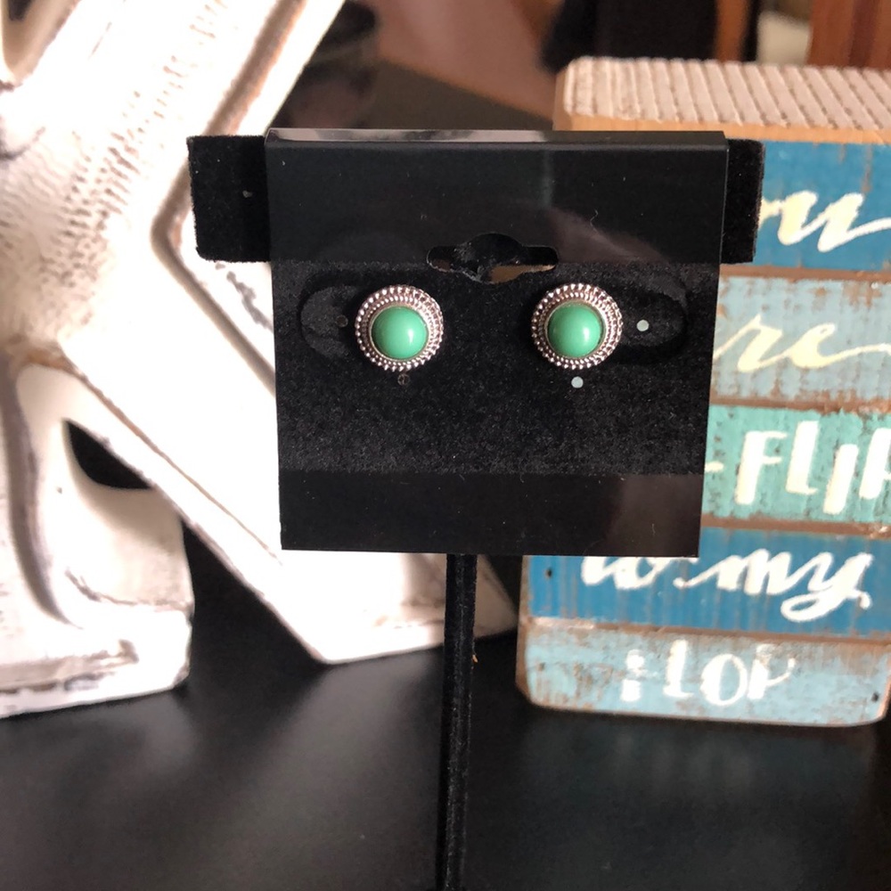 Sea Green Studs